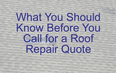 3 Things We Want You to Know About Roof Repair