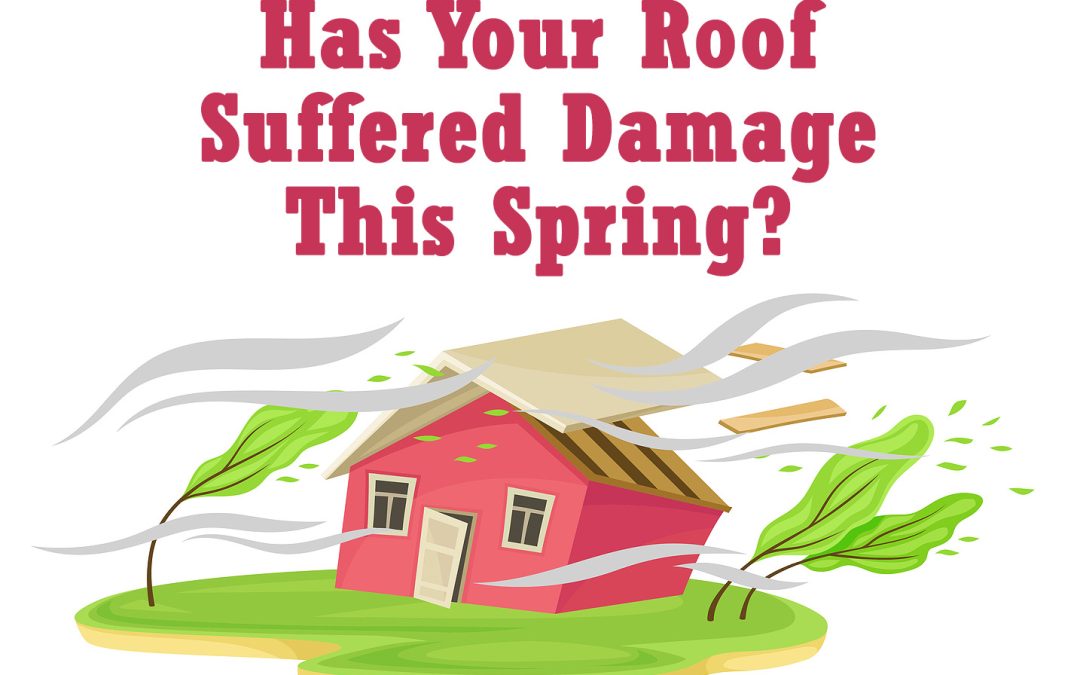 roof damage repair after spring storm