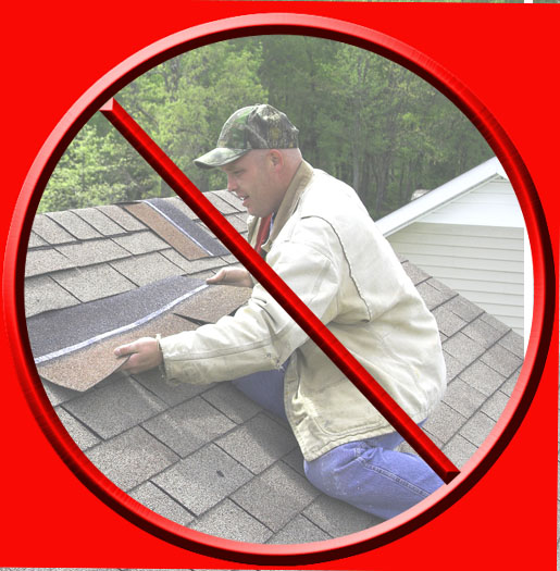 DIY roof replacement or repair is not a good idea